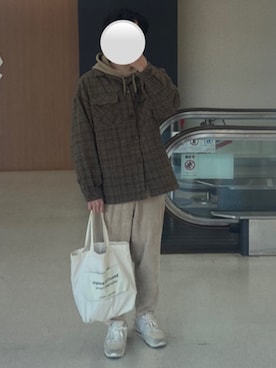 「kutir（クティール）のアイテム（その他アウター）」を使った、かうさん（メンズ・173cm）の冬コーディネート