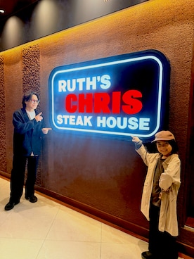 「アイテム（ステンカラーコート）」を使った、しんぱぱさん（メンズ・110cm）の秋コーディネート