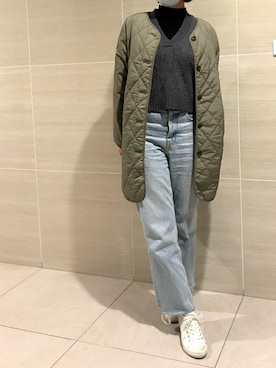 TJ Hsuさん（レディース・161cm）の冬コーディネート