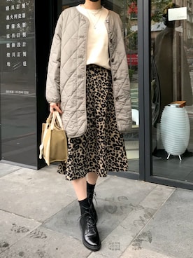 TJ Hsuさん（レディース・161cm）の冬コーディネート