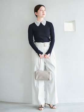 「IENA（イエナ）のアイテム（ニット/セーター）」を使った、endoさん（レディース・162cm）の冬コーディネート