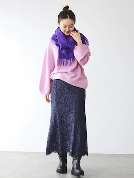 endoさん（レディース・162cm）の冬コーディネート