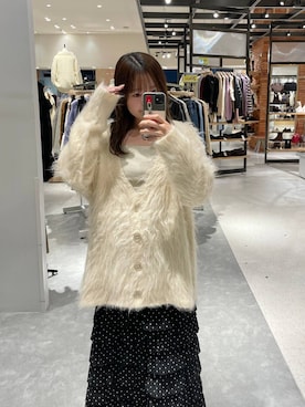 「LOWRYS FARM（ローリーズファーム）のアイテム（タンクトップ）」を使った、楓香さん（レディース・155cm）の秋コーディネート