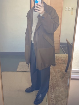 「COMME CA ISM（コムサイズム）のアイテム（シューズ）」を使った、自分用さん（メンズ・174cm）の秋コーディネート