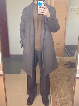 「COMME CA ISM（コムサイズム）のアイテム（シューズ）」を使った、自分用さん（メンズ・174cm）の秋コーディネート