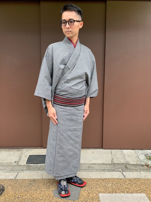 男着物&メンズ浴衣専門店『藤木屋』@東京さんのコーディネート