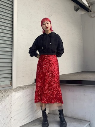 MAISON SPECIAL マルチウェイスパンコールスカート MAISON SPECIAL（メゾンスペシャル）の「Multi Way Sequin Skirt