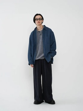 MAISON SPECIALさん（メンズ・177cm）の夏コーディネート