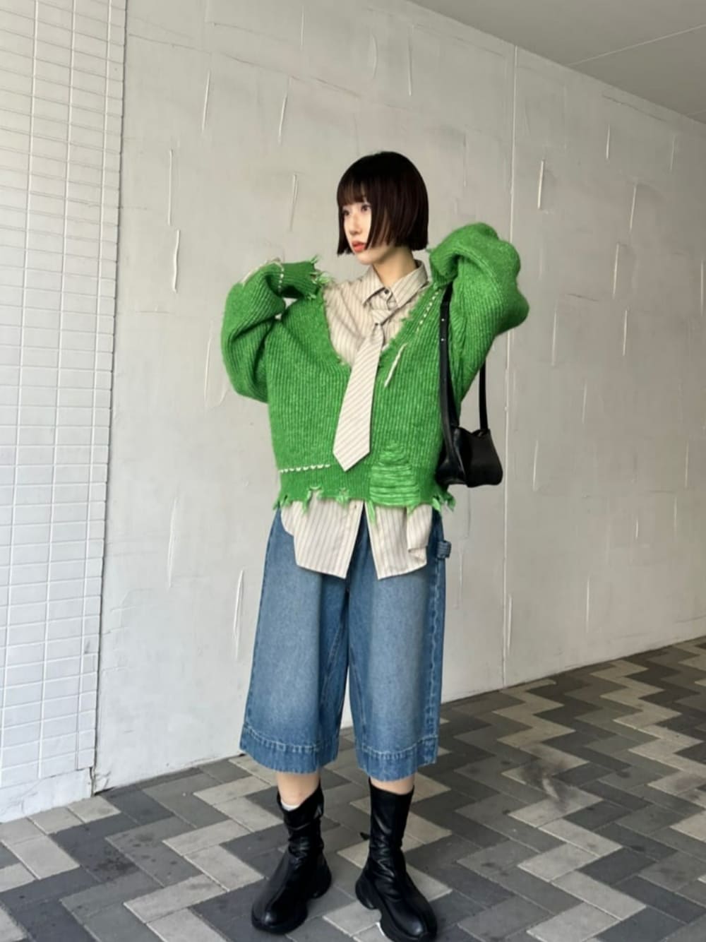 MAISON SPECIAL 長袖シャツ クリーム色 Takato着用 MAISON SPECIALMAISON SPECIALさんのシャツ/ブラウスを使った