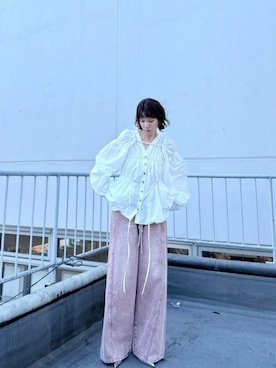 Multiway Taffeta Blouse　ホワイト/メゾンスペシャル Multiway Taffeta Blouse/マルチウェイタフタブラウスを使った人気