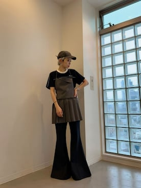 「MAISON SPECIAL（メゾンスペシャル）のアイテム（チュニック）」を使った、MAISON SPECIALさん（レディース・155cm）の春コーディネート
