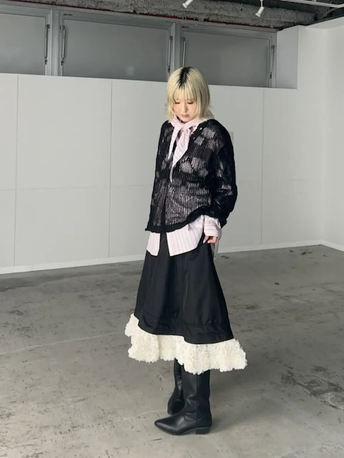 V-neck Low Gauge Pullover Knit/Vネックローゲージプルオーバー