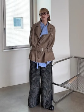 MAISON SPECIALさん(レディース・173cm)の冬コーディネート