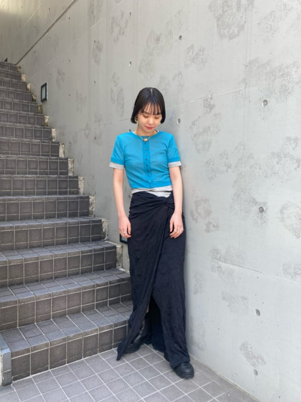 MAISON SPECIAL（メゾンスペシャル）の「Tulle Cardigan Layered