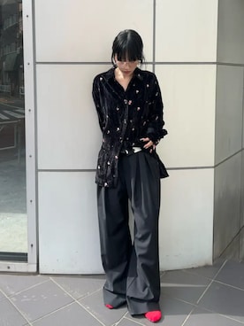 「MAISON SPECIAL（メゾンスペシャル）のアイテム（シャツ/ブラウス）」を使った、MAISON SPECIALさん（レディース・159cm）の夏コーディネート