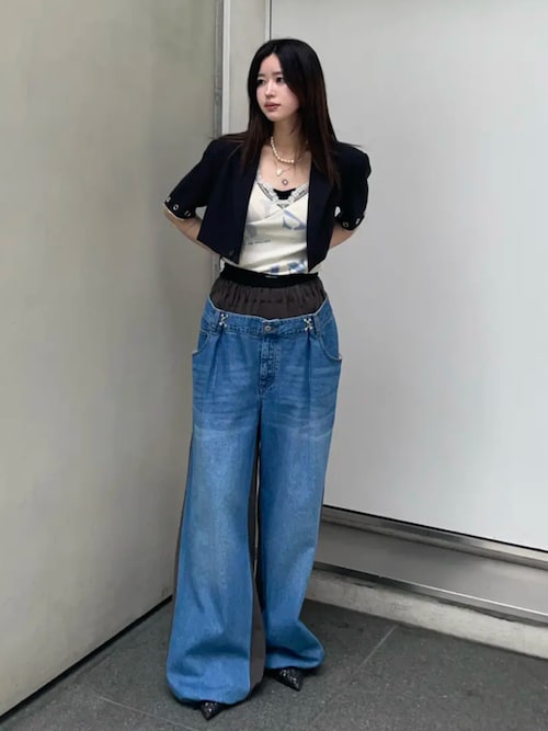 MAISON SPECIAL（メゾンスペシャル） パンツ Lace Cycle Pants/レース