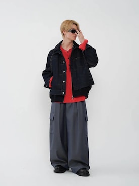 MAISON SPECIALさん（メンズ・178cm）の夏コーディネート