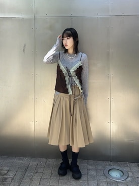 MAISON SPECIAL（メゾンスペシャル）の「トゲトゲニットスカート