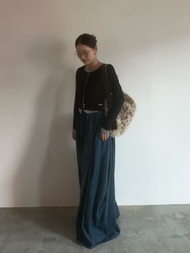「MAISON SPECIAL（メゾンスペシャル）のReversible Cardigan/リバーシブルカーディガン（カーディガン/ボレロ、ブラック系）」を使った、MAISON SPECIALさん（メンズ・169cm）の夏コーディネート