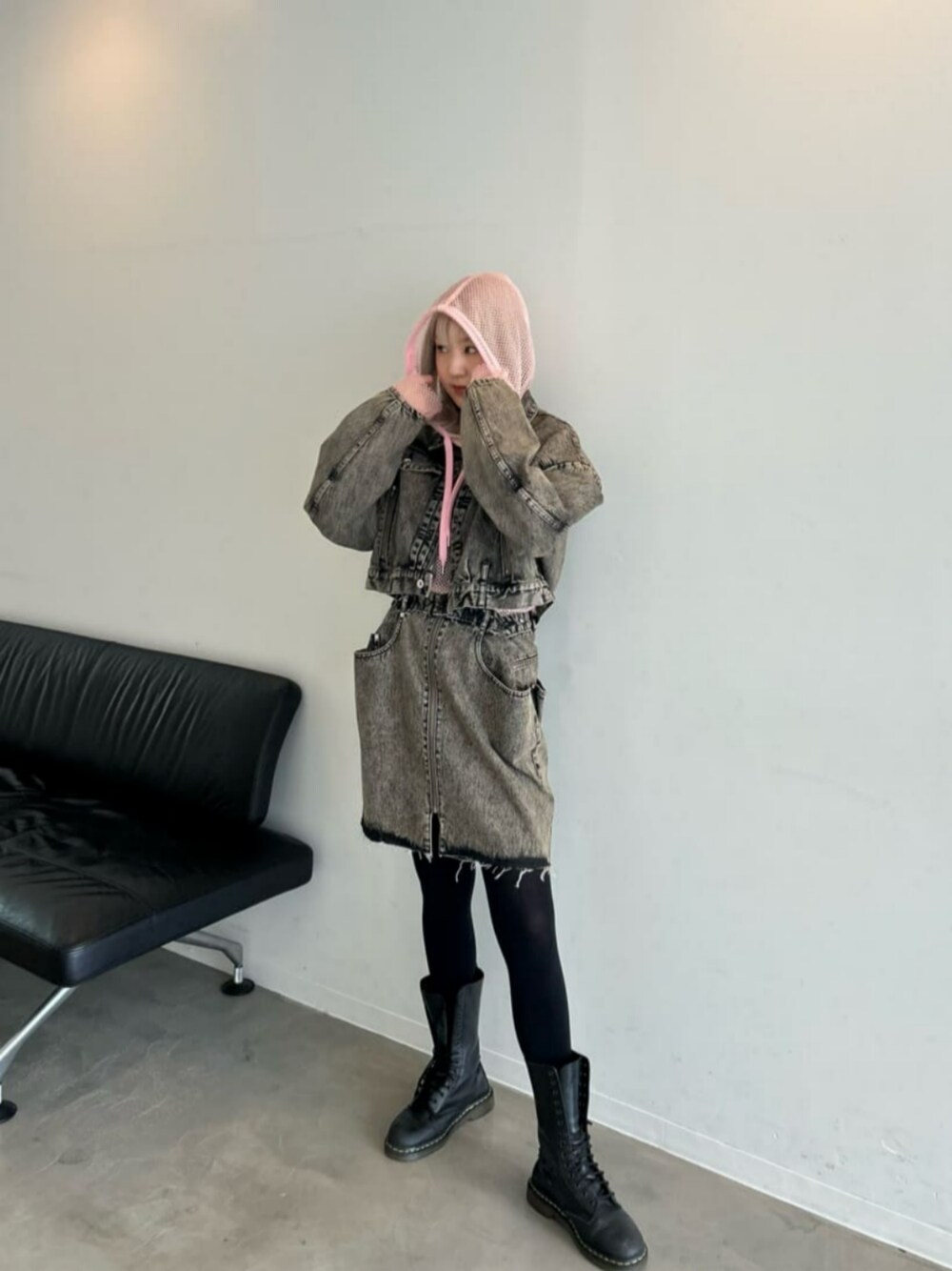MAISON SPECIAL（メゾンスペシャル）の「Diamond Mesh Hoodie