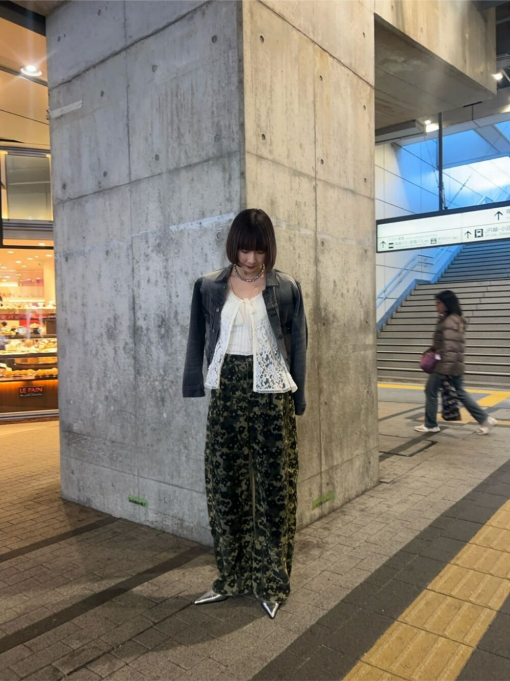 Flower Camouflage Curve Pants/フラワーカモフラージュカーブ