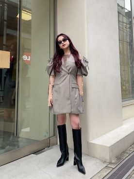 「MAISON SPECIAL（メゾンスペシャル）のアイテム（チュニック）」を使った、MAISON SPECIALさん（レディース・160cm）の冬コーディネート