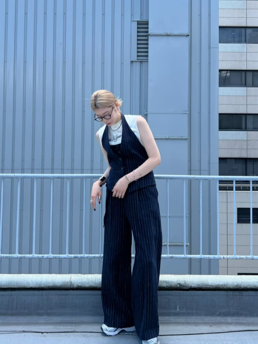 【新品タグ付き】BASERANGE LOULOU VEST / MIMOZA 베이스레인지(BASERANGE) | BASERANGE 24 Loulou Vest in Mimosa
