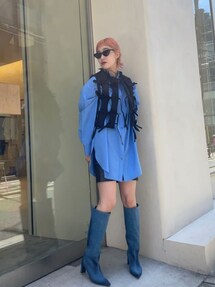 メゾンスペシャル maison special リボンパッファーベスト MAISON SPECIAL（メゾンスペシャル）の「Ribbon Puffer Vest