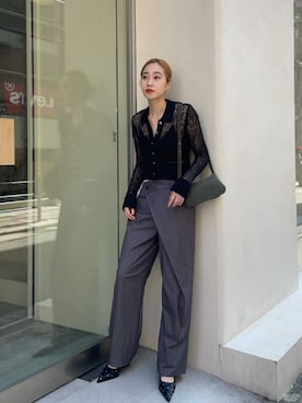 Sheer Knit Shirt/シアーニットシャツ【MAISON SPECIAL/メゾン