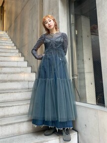 【MAISON SPECIAL】プリーツデニムスカート MAISON SPECIAL（メゾンスペシャル）の「Pleated Denim Skirt