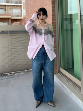 「MAISON SPECIAL（メゾンスペシャル）のアイテム（シャツ/ブラウス）」を使った、MAISON SPECIALさん（レディース・159cm）の夏コーディネート