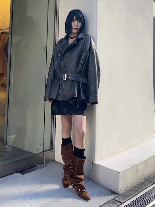MAISON SPECIAL（メゾンスペシャル） デニムスカート Drape V-Neck