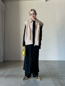 MAISON SPECIALさん(レディース・162cm)の冬コーディネート