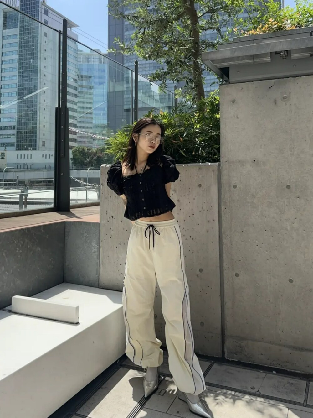 MAISON SPECIAL（メゾンスペシャル）の「Two bridge sunglasses
