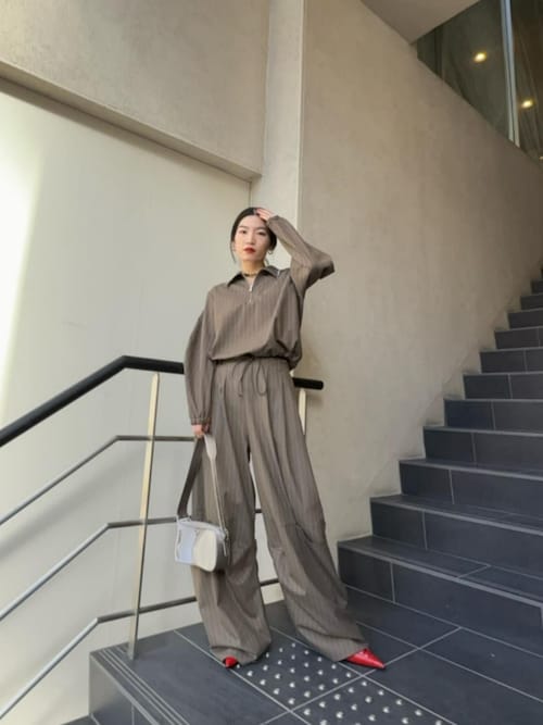 Half Zip Tops/ハーフジップトップス【MAISON SPECIAL/メゾン