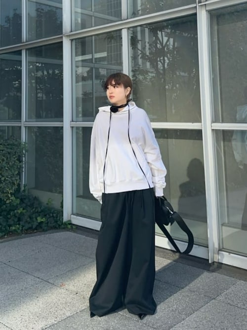 Spray Processing Oversized Hoodie/スプレーオーバーフーディー