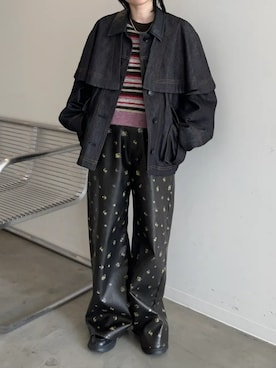 「アイテム（ブルゾン）」を使った、MAISON SPECIALさん（レディース・163cm）の夏コーディネート