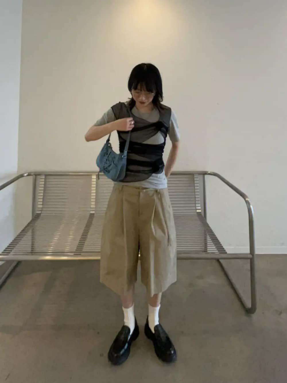 2way Double Waist Curve Shorts/2WAYダブルウエストカーブハーフ