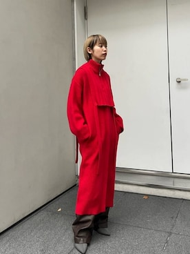 MAISON SPECIALさん（レディース・156cm）の冬コーディネート