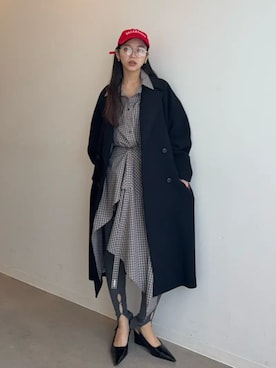 「アイテム（タイツ/ストッキング）」を使った、MAISON SPECIALさん（レディース・160cm）の秋コーディネート