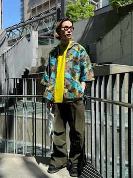 「MAISON SPECIAL（メゾンスペシャル）のアイテム（その他パンツ）」を使った、MAISON SPECIALさん（メンズ・177cm）の夏コーディネート