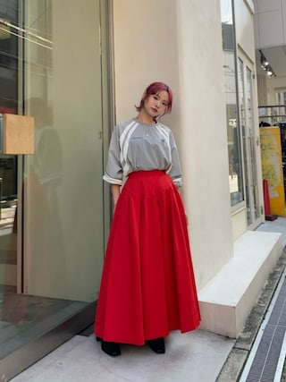 MAISON SPECIAL（メゾンスペシャル）の「Moire Volume Skirt/モアレ
