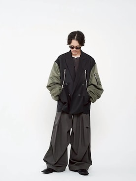 「メゾンスペシャル」｜MAISON SPECIALさん（メンズ・169cm）の夏コーディネート