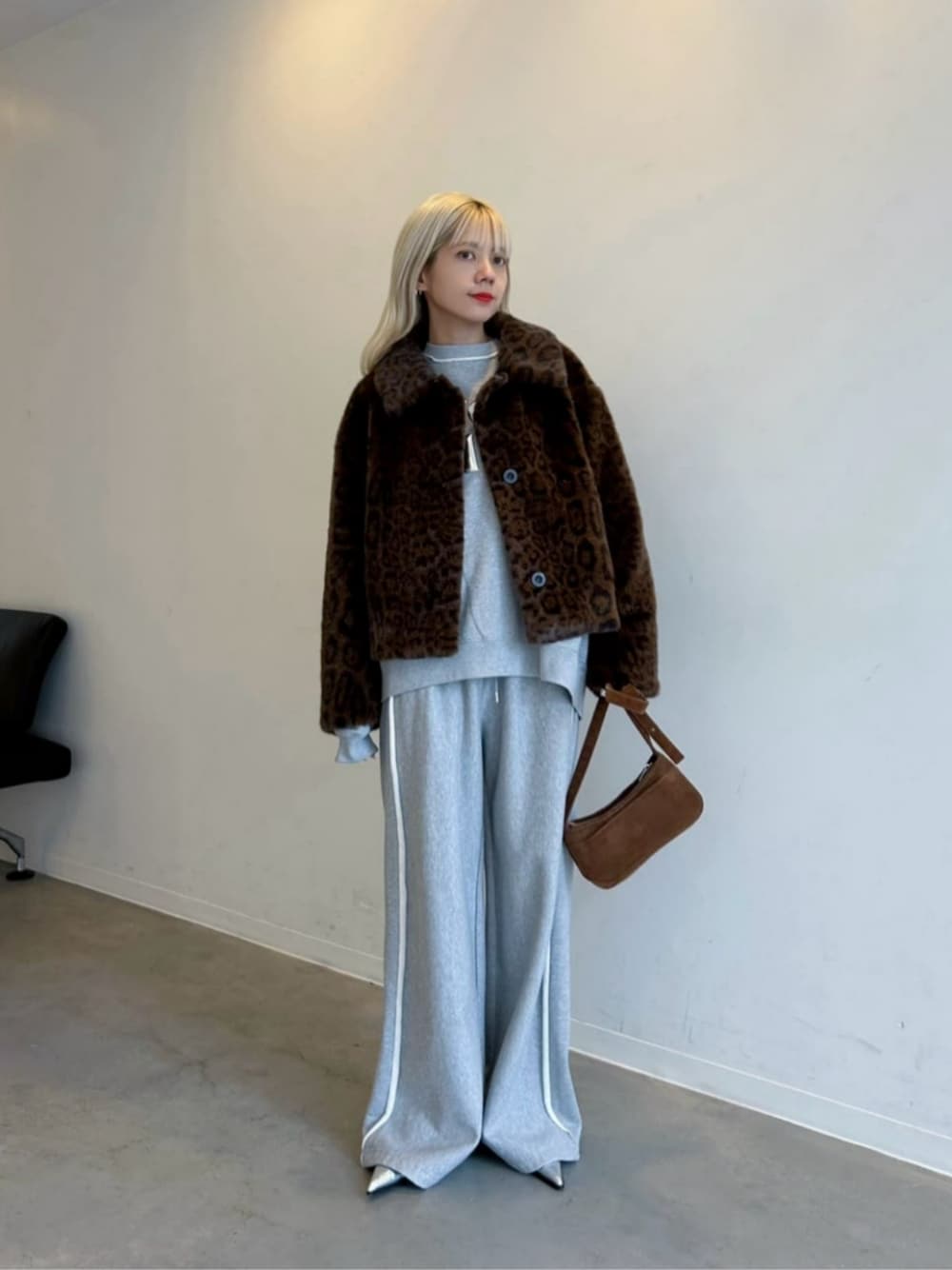 MAISON SPECIAL（メゾンスペシャル）の「Faux Fur Leopard Coat