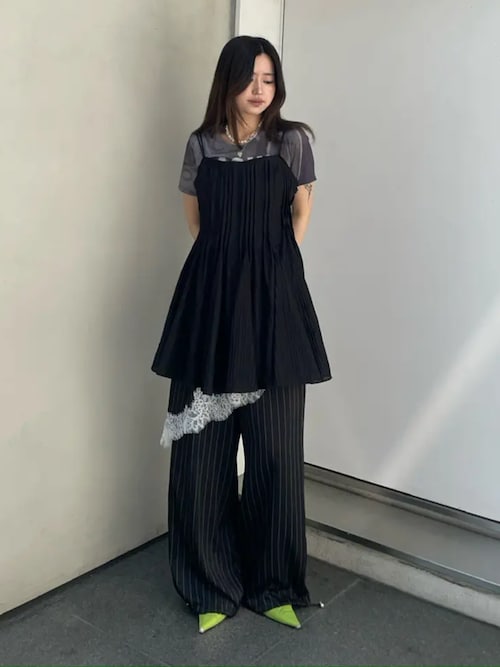 PRE-ORDER】Wrap Satin Lace Pants/ラップサテンレースパンツ（その他