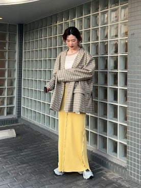 「MAISON SPECIAL（メゾンスペシャル）のアイテム（ジャケット/アウター）」を使った、MAISON SPECIALさん（レディース・156cm）の冬コーディネート