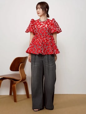 「MAISON SPECIAL（メゾンスペシャル）の【2026SPRING PRE-ORDER】Plump Heel Nude Sandals/プランプヒールヌーディサンダル（サンダル、ブラック系）」を使った、MAISON SPECIALさん（メンズ・168cm）の春コーディネート