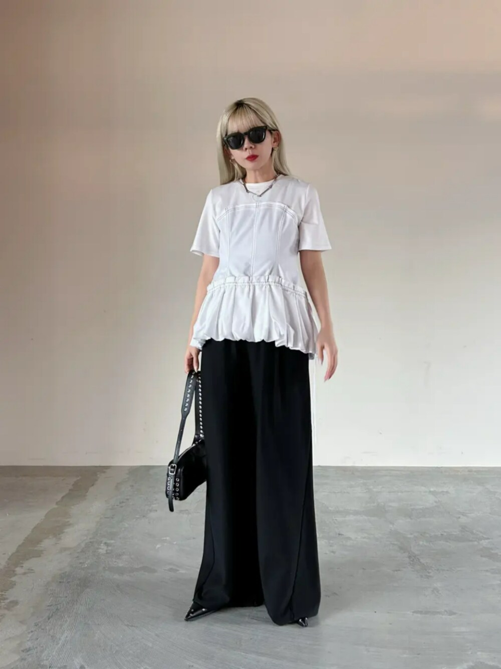 MAISON SPECIAL メゾンスペシャル ドッキングバルーンヘムTシャツ Docking Balloon Hem T-shirt/ドッキングバルーンヘムTシャツ