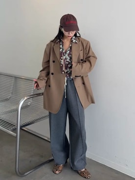 「MAISON SPECIAL（メゾンスペシャル）のアイテム（シャツ/ブラウス）」を使った、MAISON SPECIALさん（レディース・160cm）の夏コーディネート