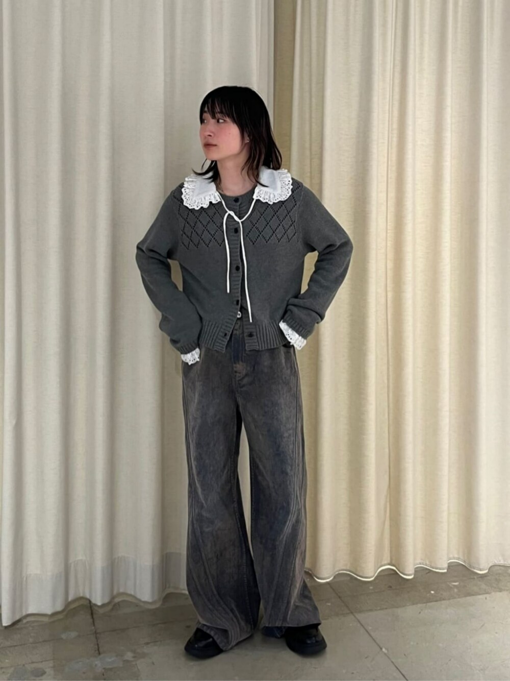 MAISON SPECIAL（メゾンスペシャル）の「Cotton Fabric Lace Colored  